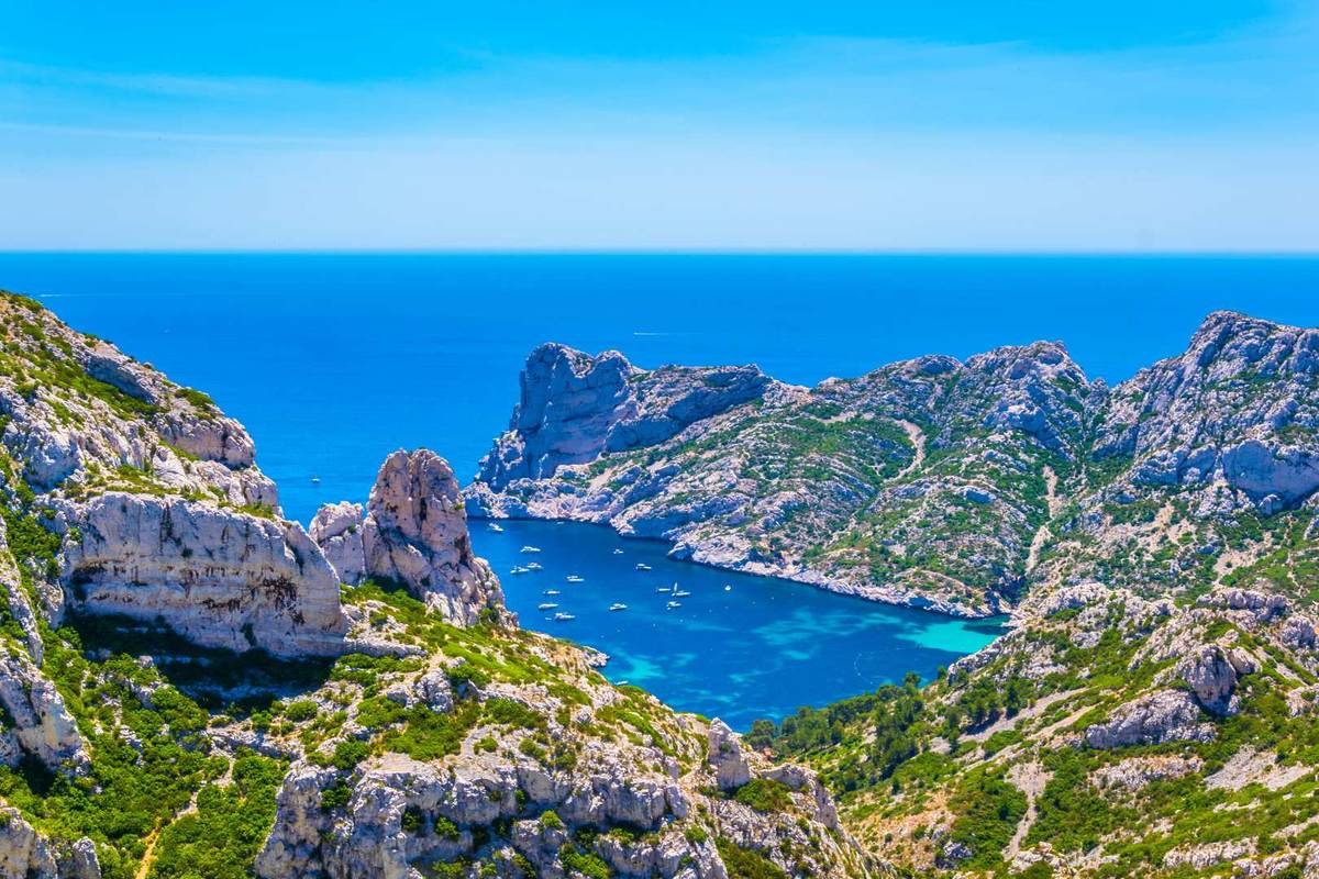 Calanque de Sormiou parc national des calanques