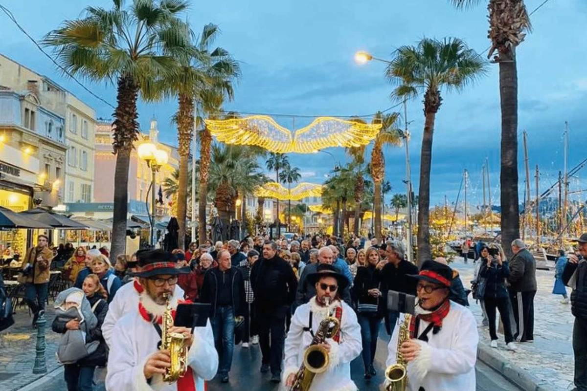 Festivités de Noël à Sanary-sur-mer près de Marseille