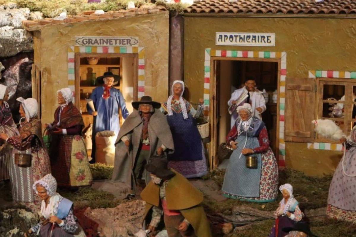 Plus grance crèche animée de France à Allauch près de Marseille