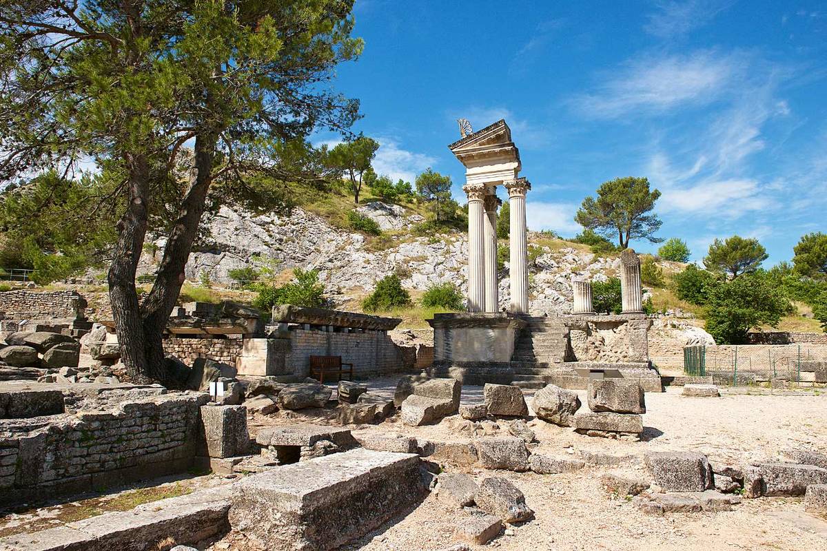 Cité gauloise Saint-Rémy-de-Provence près de Marseille