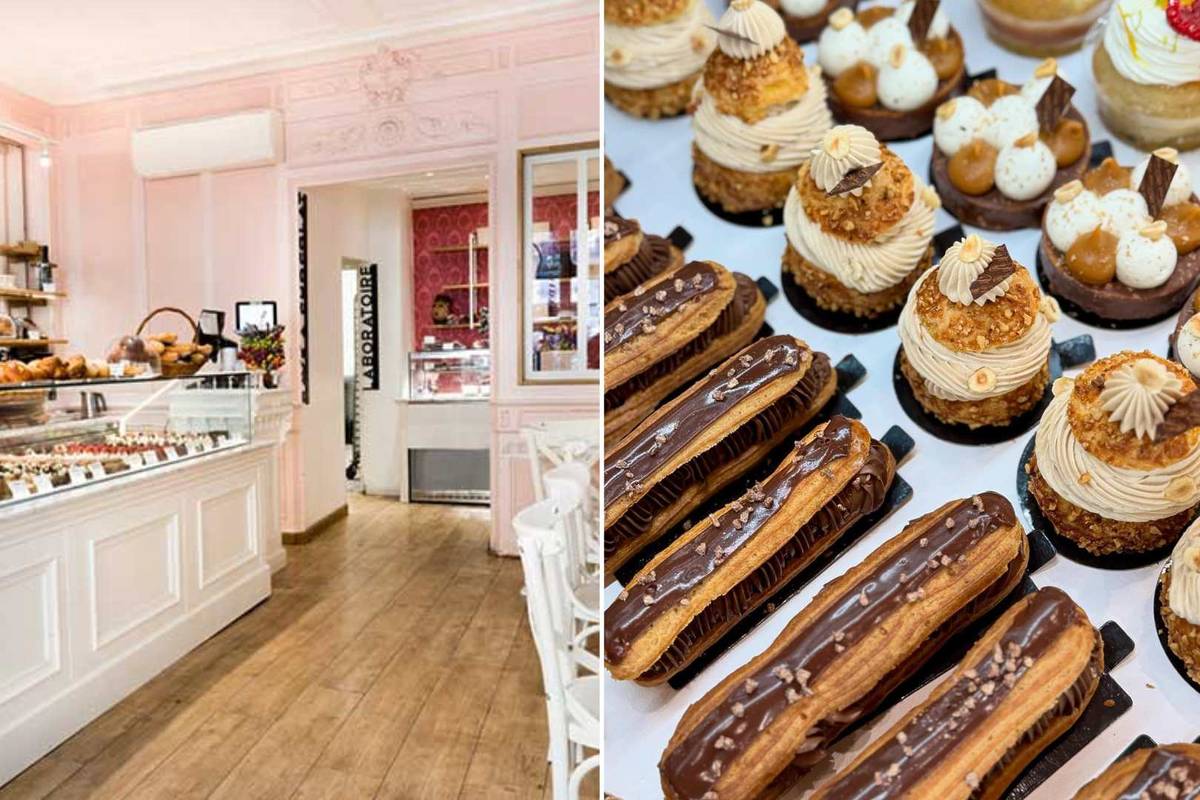 Salon de thé de la Pâtisserie Amandine à Marseille