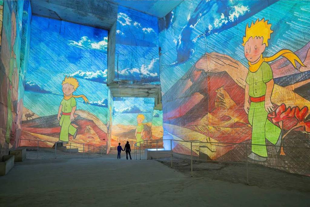 Exposition Le Petit Prince, l'Odyssée Immersive aux Carrières des Lumières