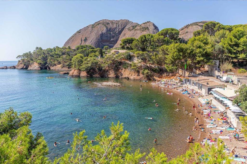 Mugel Calanque in the Mugel Park in La Ciotat