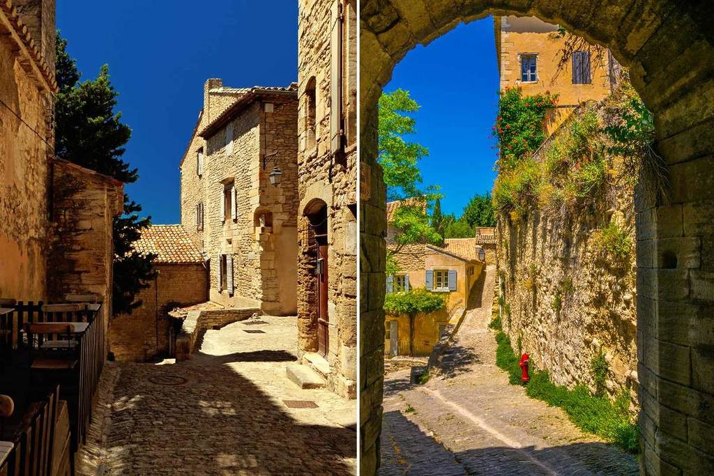 Ruelles du village de Gordes dans le Luberon près de Marseille
