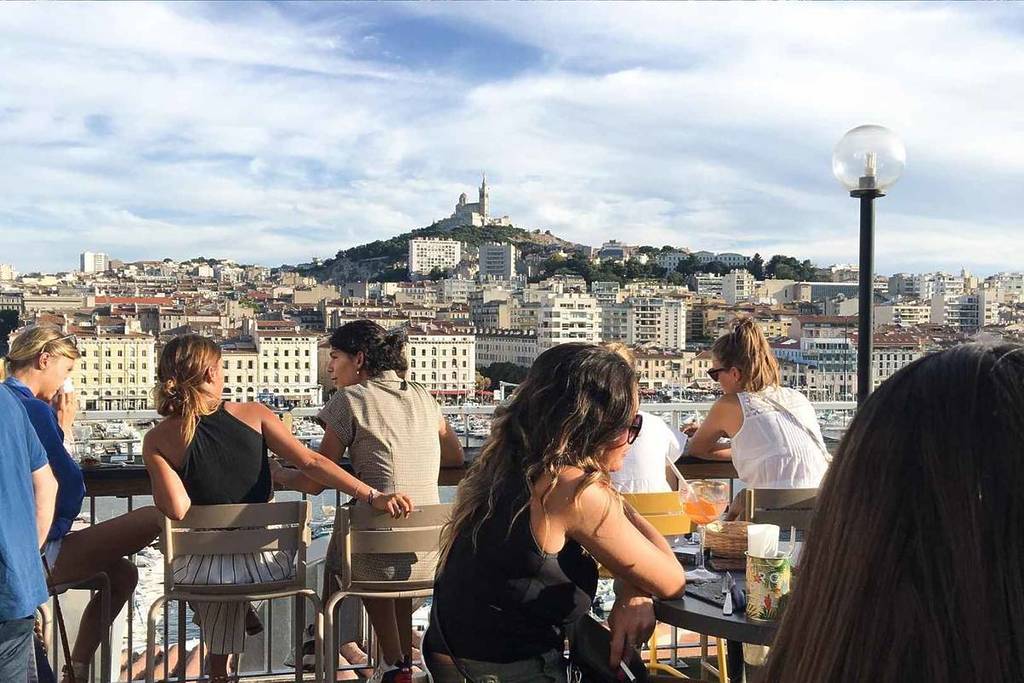 The Rooftop of the Hôtel Hermès in Marseille