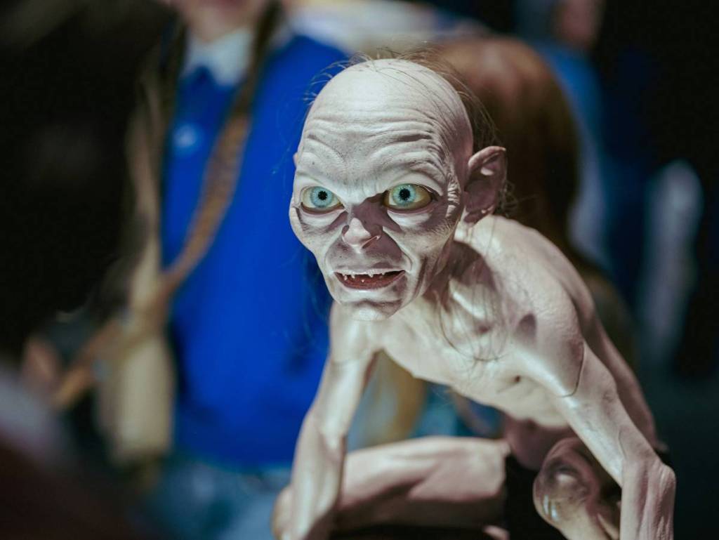 Photo d'une figurine à l'effigie de Gollum dans Le Seigneur des Anneaux