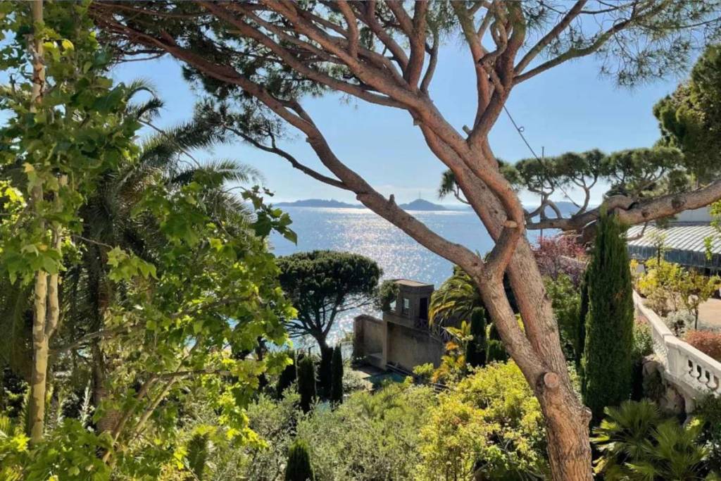 View from the garden of Villa Santa Lucia in Marseille