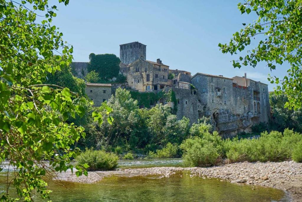 The village of Montclus in the Gard department