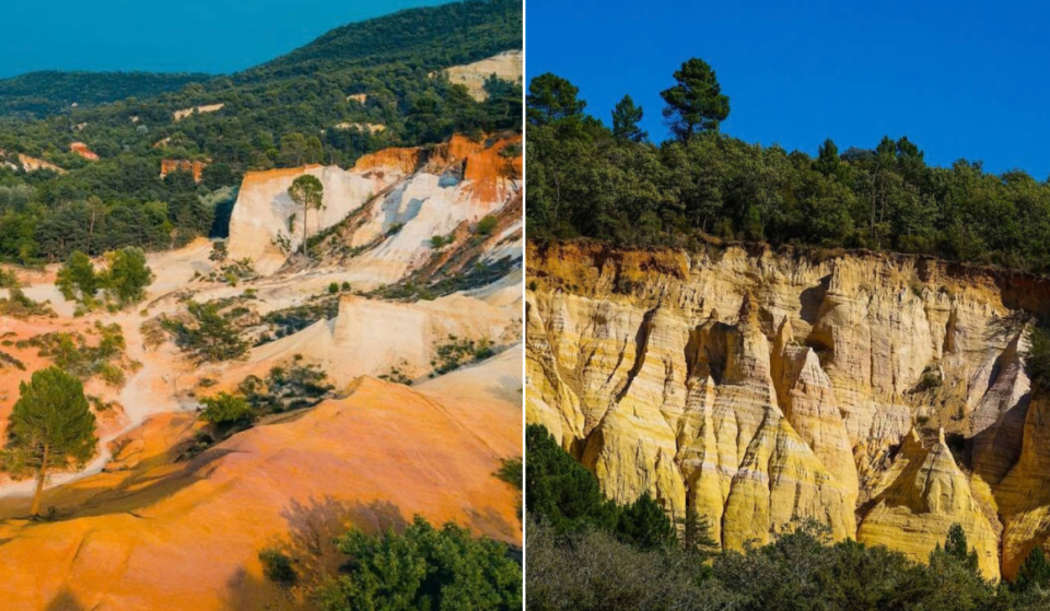 « Le Colorado Provençal » : À 1h30 de Marseille, ce spectaculaire village millénaire abrite d&rsquo;éblouissantes falaises d&rsquo;ocre et un laboratoire scientifique secret enfoui sous la roche