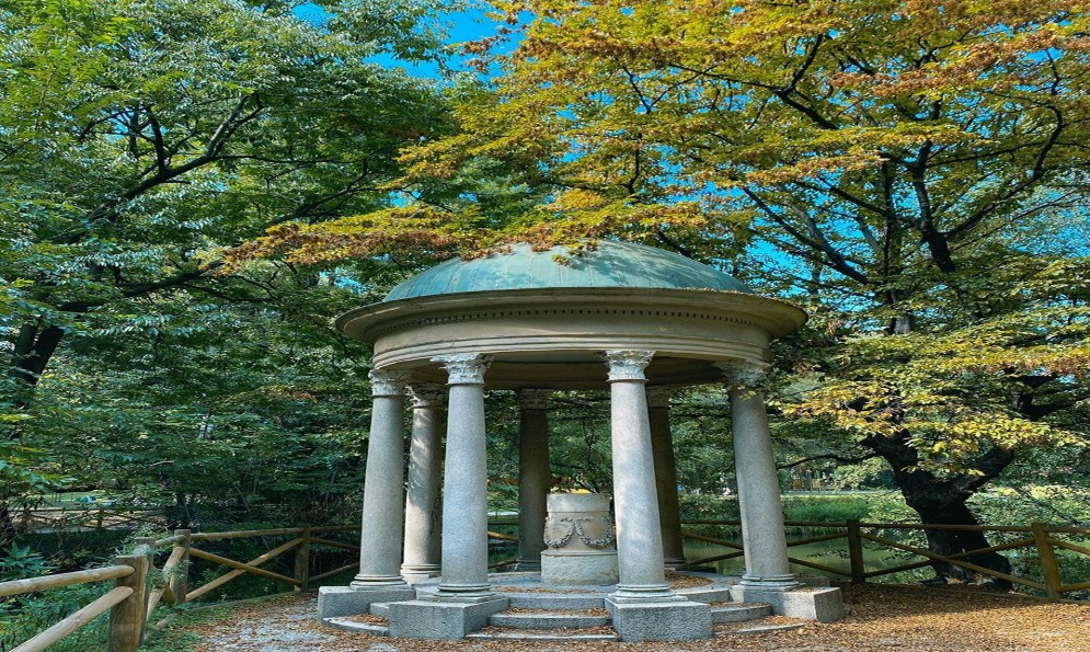 Il romantico giardino all'inglese della Villa