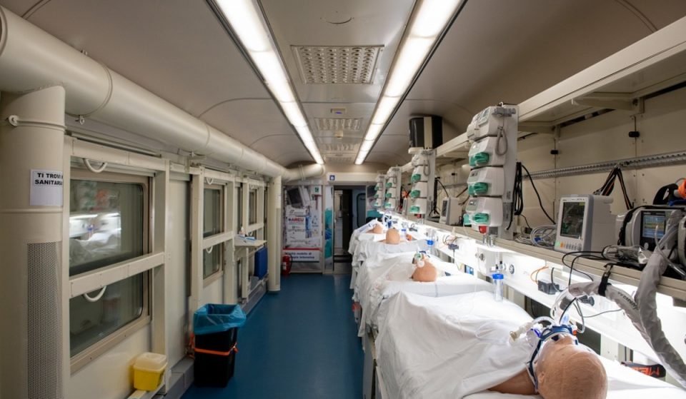 Tutto sul treno sanitario presentato nella Stazione Centrale di Milano