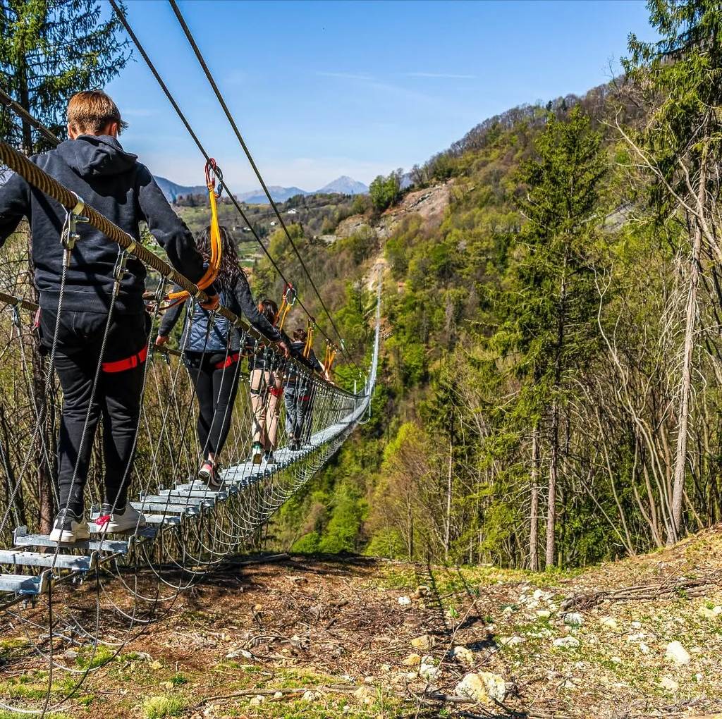 ponte tibetano dossena