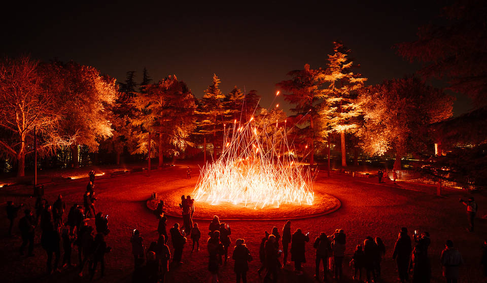 I giardini di Villa Reale a Monza ospitano incredibili opere d’arte luminose