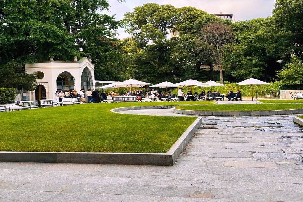 A new corner of paradise has opened in downtown Milan in a historic 18th-century building