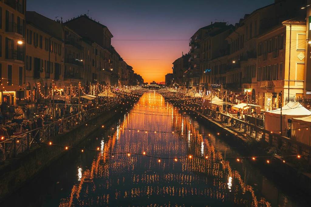 Navigli uno dei quartieri di Milano