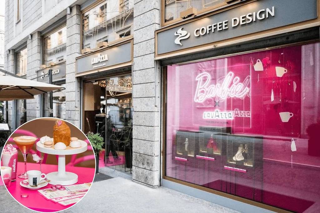 Lavazza flagship store Milano x Barbie