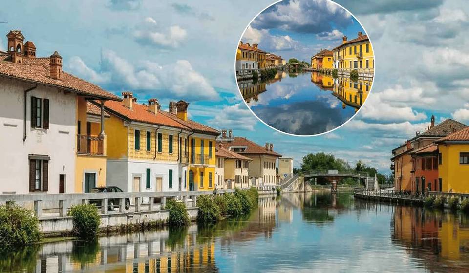 Nur 15 km von Mailand entfernt liegt das „kleine Venedig“ der Lombardei: ein bezauberndes Dorf zwischen Steinbrücken und historischen Villen.