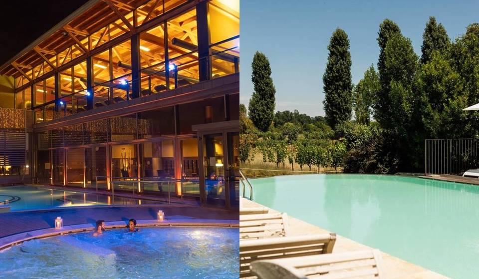 Just 60 minutes from Milan there are two relaxing oases with heated pools surrounded by greenery-the secret to escaping the grayness and cold of the city.