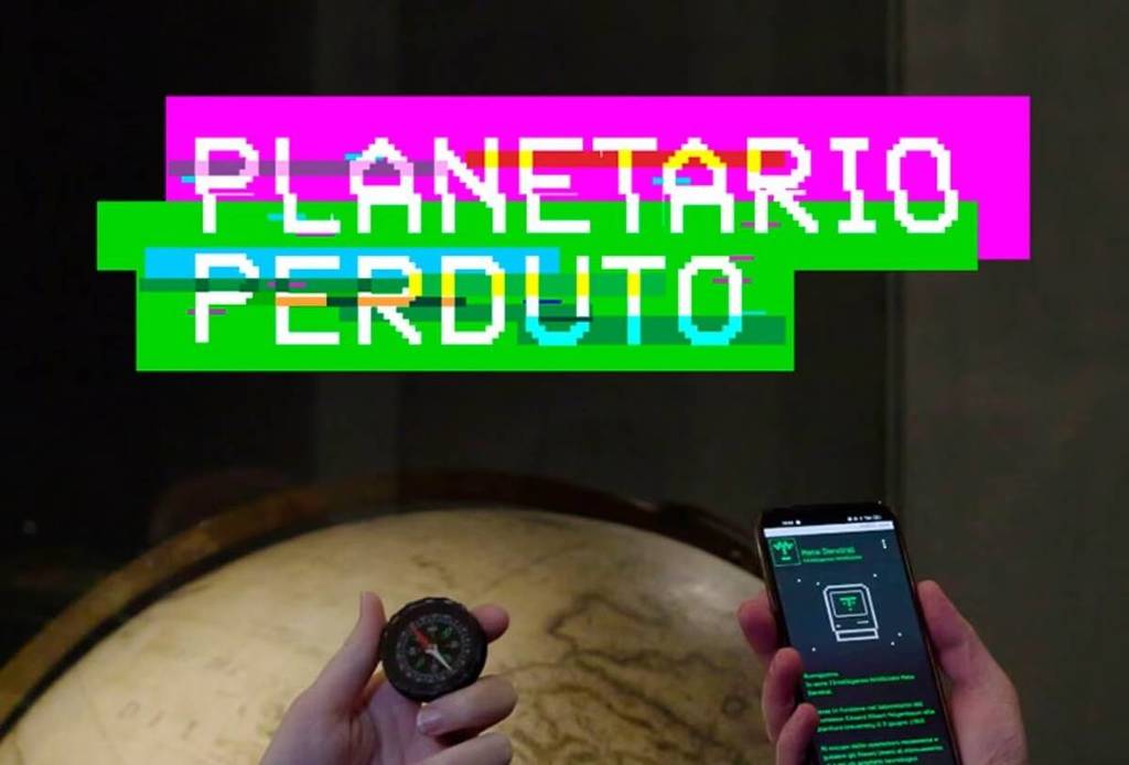 Planétarium perdu avec smartphone