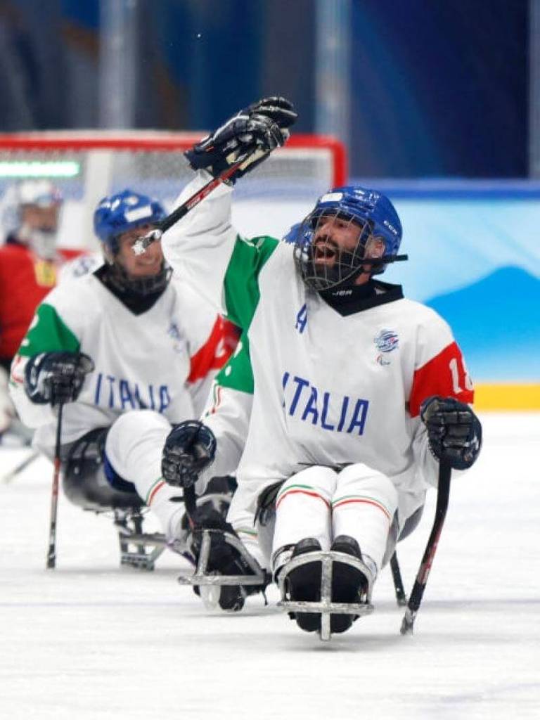 Paralimpiadi ice hockey Italy Beijing 2022