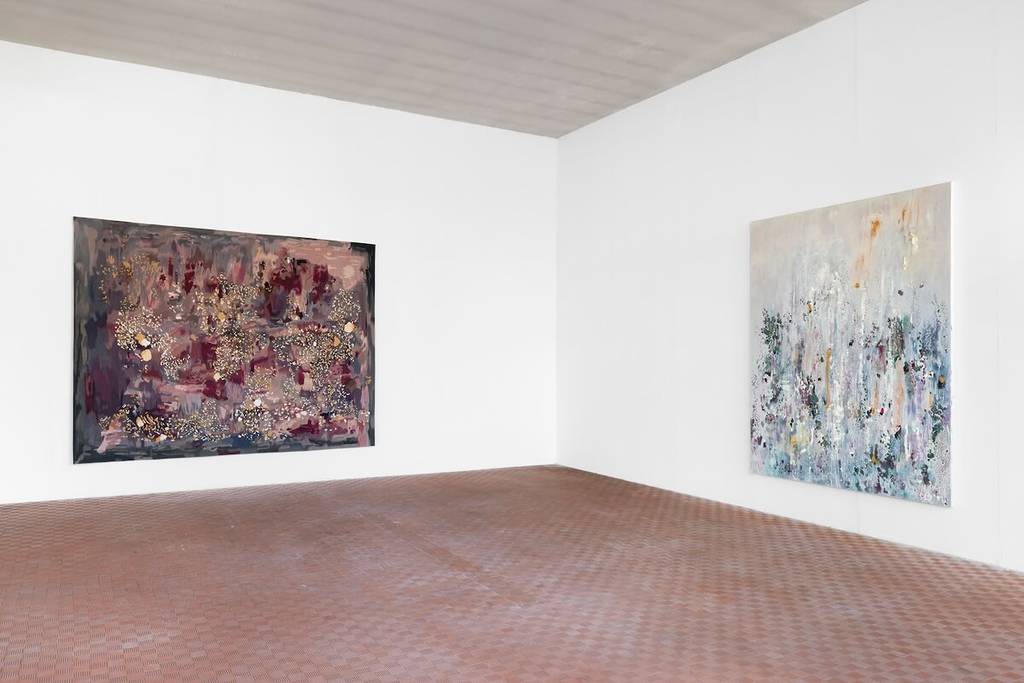 Vista de la instalación «Marina Rheingantz. Rodamoinho», comisariada por Alberto Salvadori.
