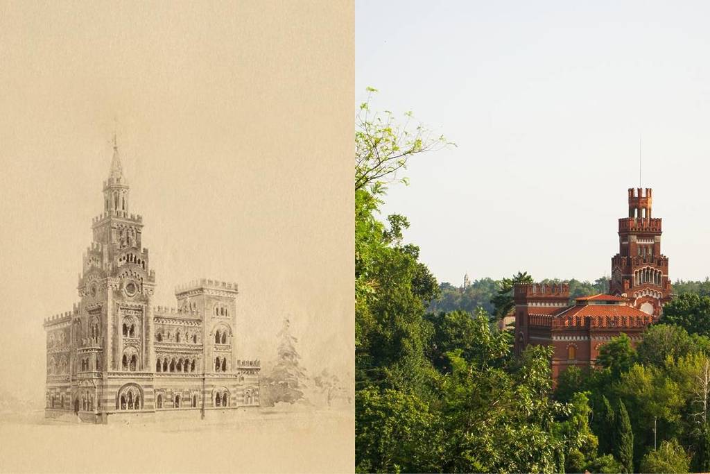 The Crespi d'Adda Castle: Then and Now