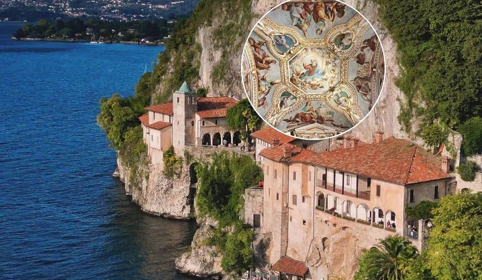 Le complexe monastique du XIIIe siècle construit sur un éperon rocheux accessible en ferry : une escapade spectaculaire depuis Milan pour admirer le lac Majeur