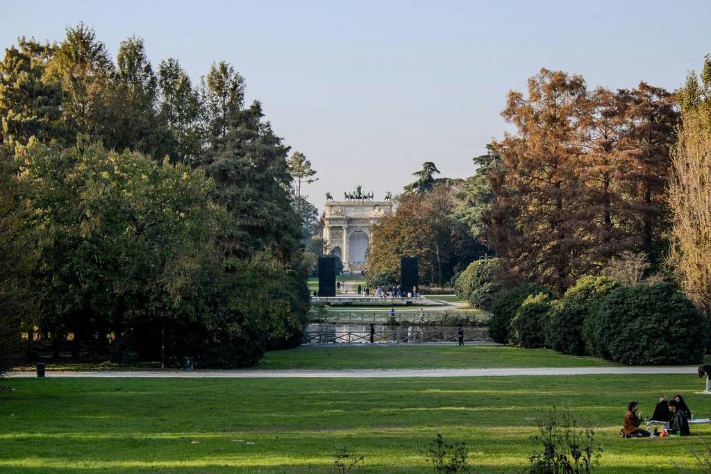 Sempione Park in Milan