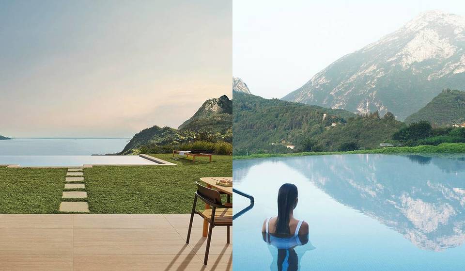 This spa, located two and a half hours from Milan, has been named the most beautiful in Europe: a 4,000-square-meter wellness temple with pools overlooking Lake Garda