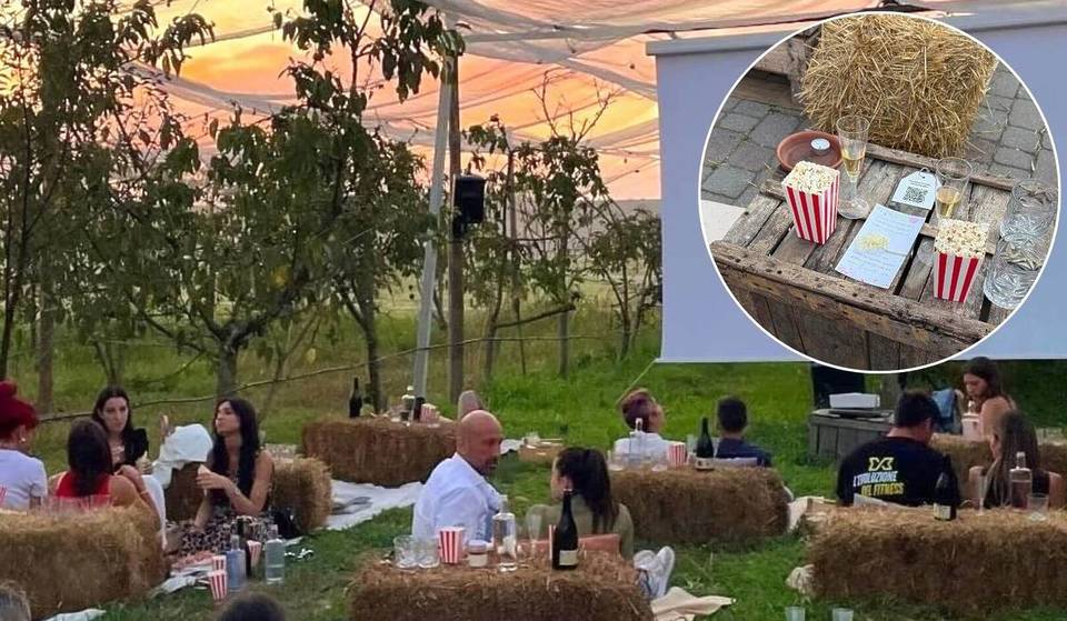 A un’ora da Milano c’è un cinema nel frutteto dove guardi film sdraiato sull’erba a 30 €
