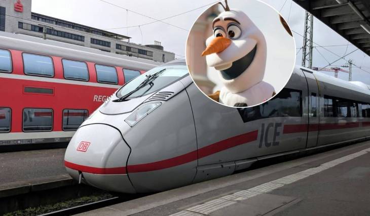 Da Milano a Parigi a bordo del treno di Frozen: Elsa e Olaf personalizzano il convoglio TGV INOUI che attraversa le Alpi per 900 chilometri