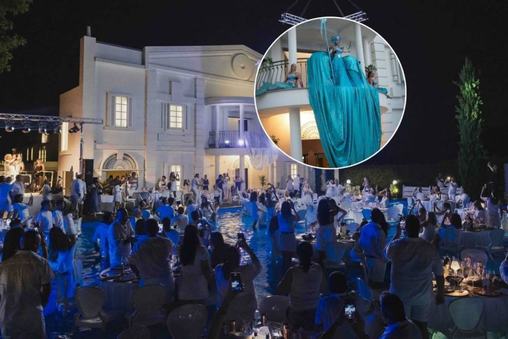 Dîner-spectacle au bord de la piscine à 30 minutes de Milan