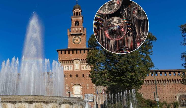 Il Castello Sforzesco si trasforma in discoteca anni ’80: questo sabato le canzoni di Mina, Raffaella Carrà e molti altri saranno le protagoniste di un DJ set anni ’70, ’80 e ’90
