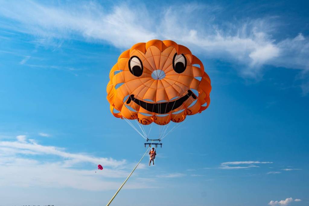 parachuting
