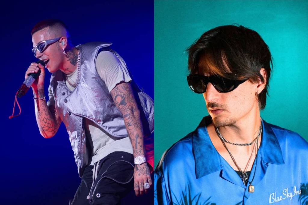 Collage Sfera Ebbasta und Danny Ocean