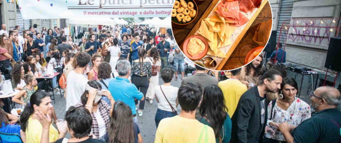 Vestiti vintage, spritz, balli swing in strada e piccoli tatuaggi: torna a ingresso libero nel quartiere NoLo lo storico mercatino di via Stazio