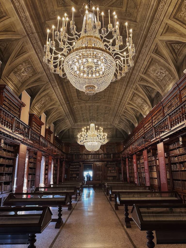 Biblioteca Braidense, interni