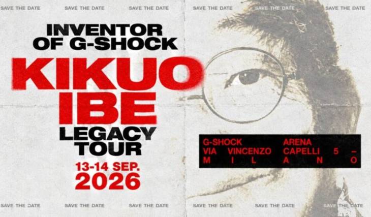 Arriva il Kikuo Ibe Legacy Tour: due giornate di street culture e un meet & greet con il creatore di G-SHOCK
