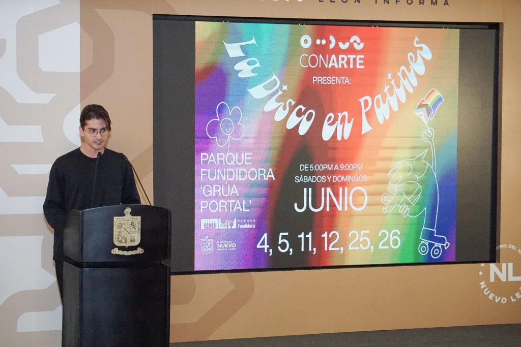 La disco en patines fue presentada en una conferencia de prensa