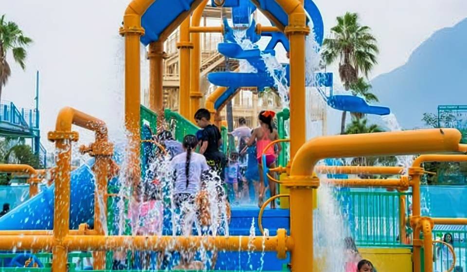 Ya abrió la Zona Splash en Parque Fundidora: chapoteaderos, albercas y ahora una alberca de olas para adolescentes y adultos