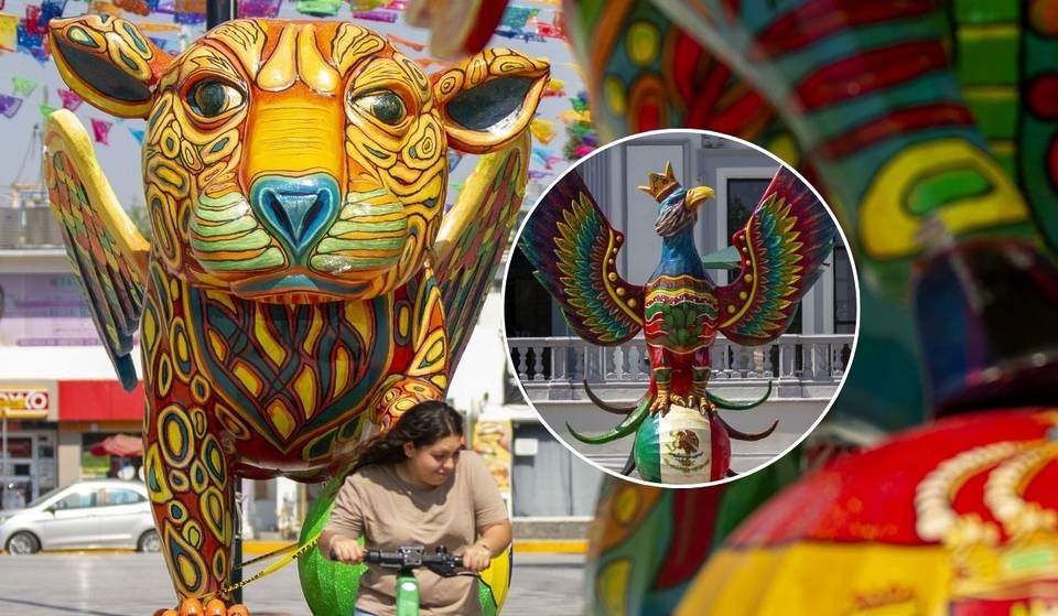 ¡Arte mexicano y futbol! Corre a ver los Alebrijes Mundialistas en Guadalupe y tómate una foto gratis antes de que se vayan