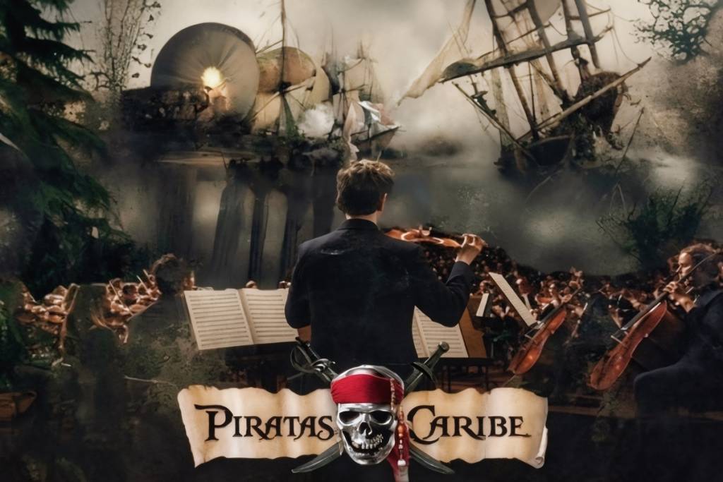 Piratas del Caribe con orquesta sinfónica en vivo