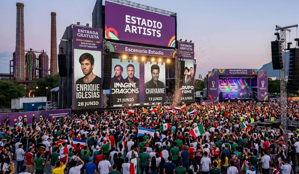 The FIFA Fan Festival comes to Monterrey with 34 days of festivities and free admission: check out the lineup featuring Imagine Dragons and Grupo Firme