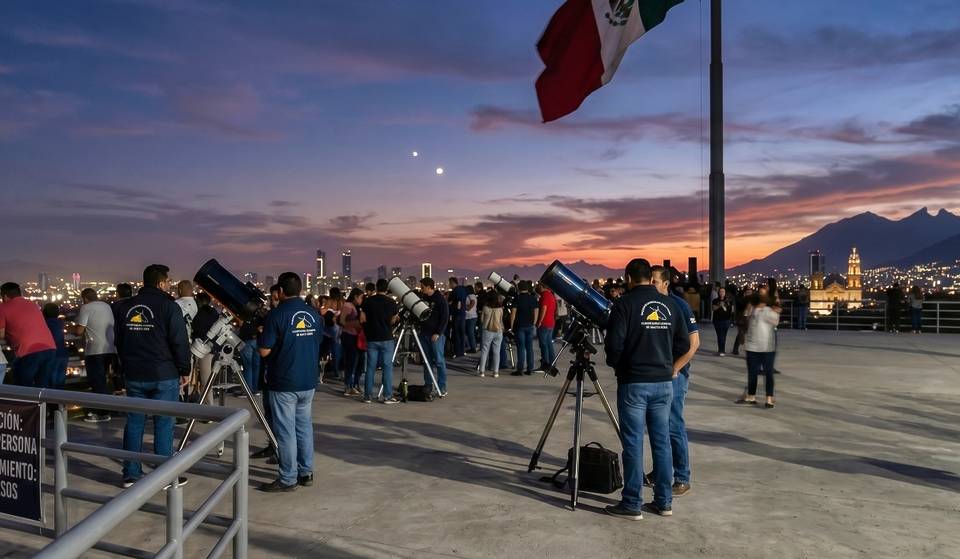 Observa Júpiter y Venus por $100 en el Mirador del Obispado con la Sociedad Astronómica de Nuevo León ¡habrá telescopios!