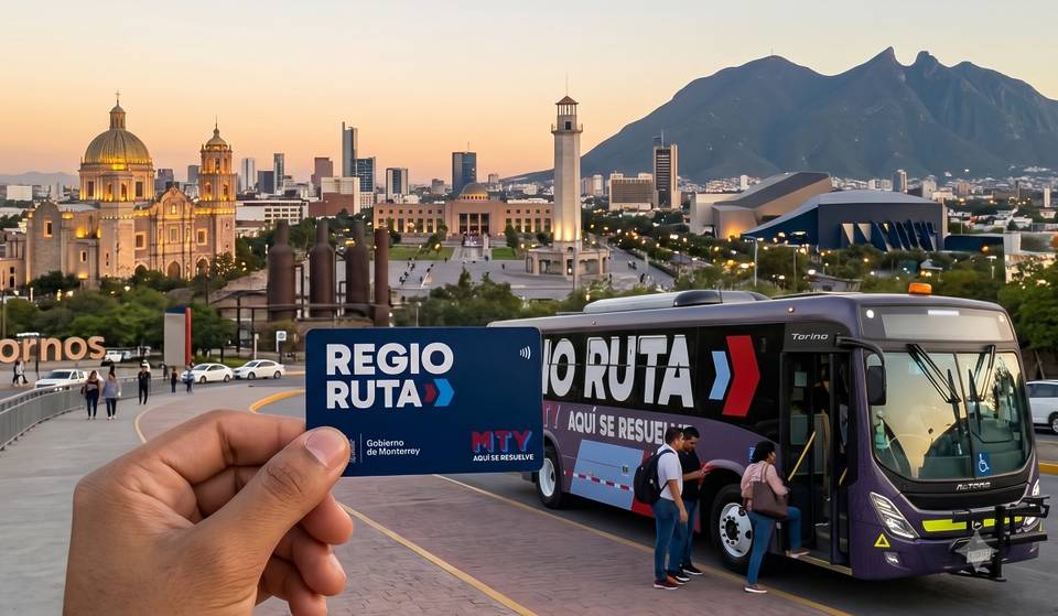 Free transportation in Monterrey: learn about the 7 Regio Ruta routes and how to apply for your card