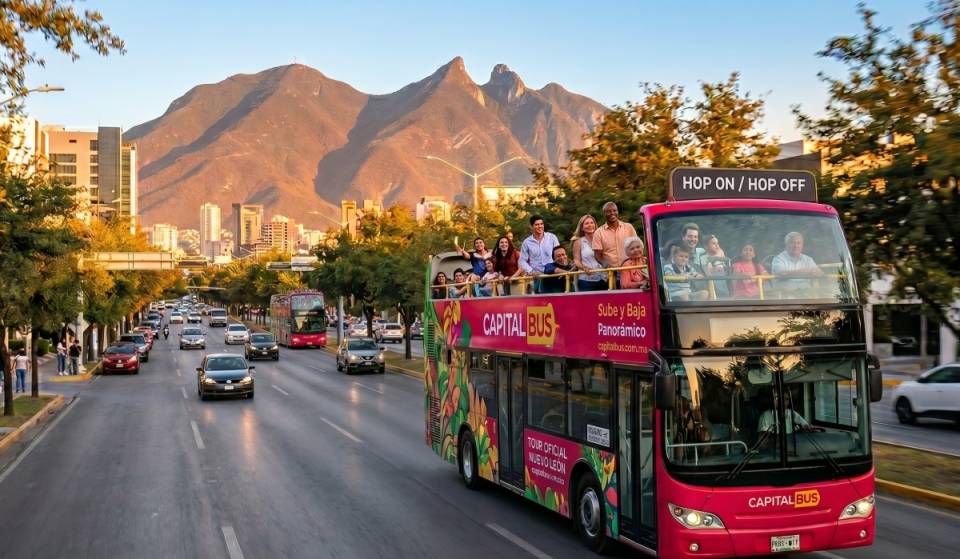 ¡Llegó Capital Bus a Monterrey! Costos, paradas y horarios del nuevo autobús panorámico