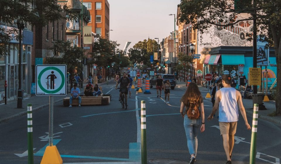 Montréal aura plus de rues piétonnières en été 2021 !