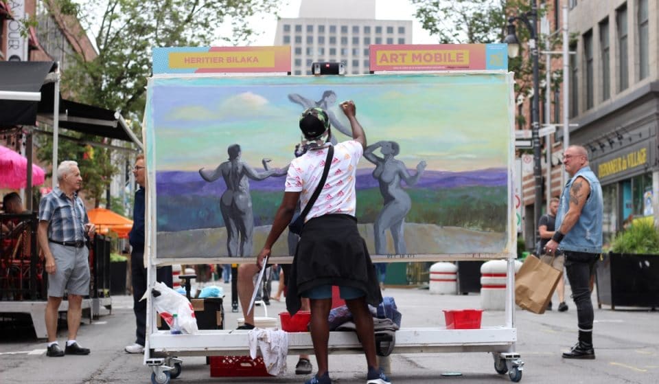 Le festival MTL en Arts est lancé : Ste-Catherine se transforme en oeuvre d&rsquo;art