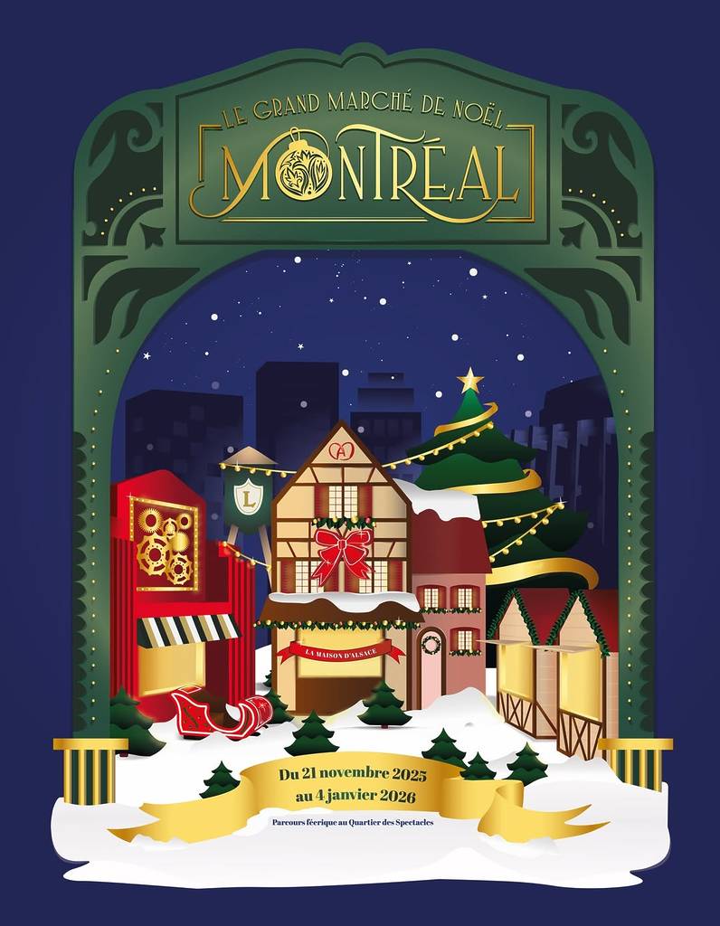 Calendar of holiday markets in Montreal