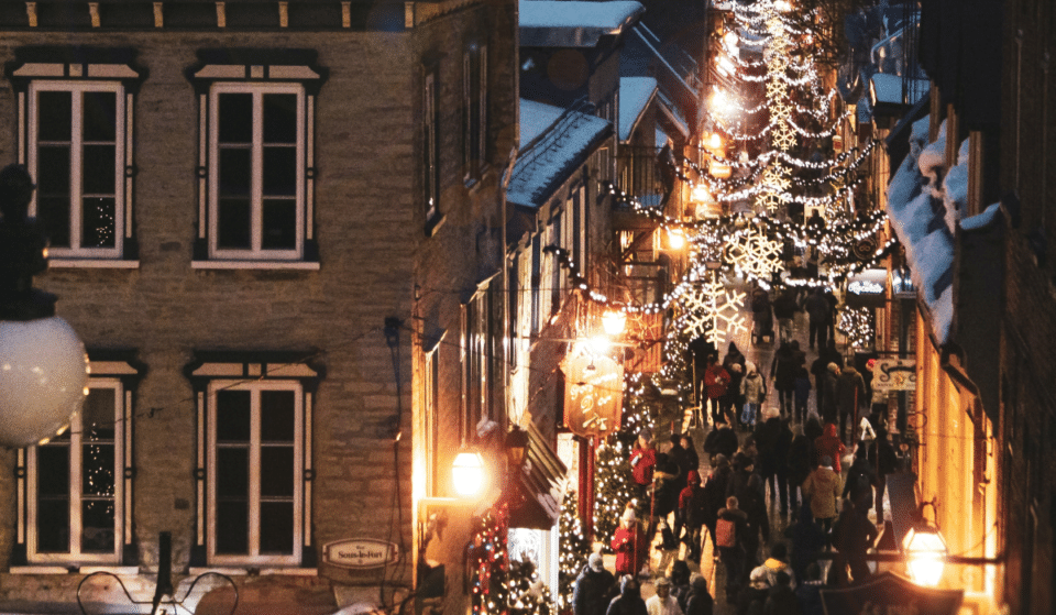 Ce marché de Noël se situe à 2h de Montréal et il figure dans la liste des plus beaux du Canada